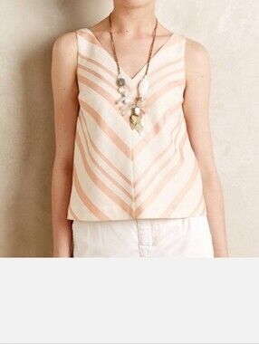 Anthropologie HD Paris Sleveless Blouse Tank